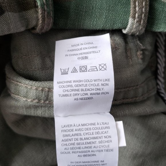 NWOT J. Crew High Rise Wide Leg Camo Pants (00) - Picture 5 of 11